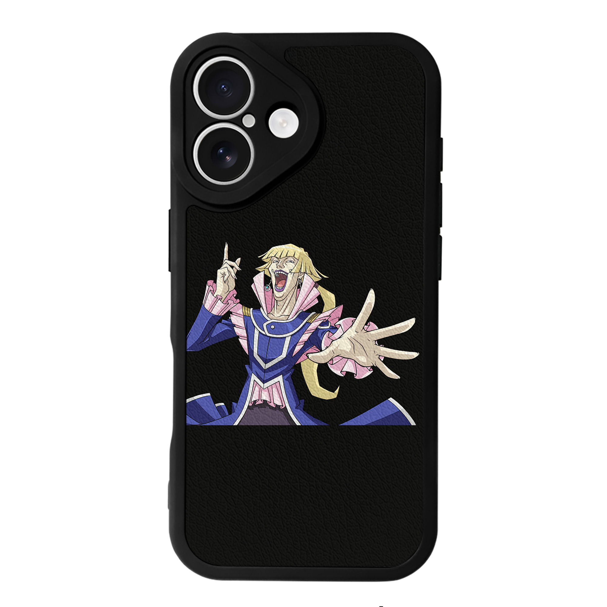 遊☆戯☆王 Yu-Gi-Oh! 【iPhone 16シリーズ対応】シリコンスマホケース（レザー調） 材質：シリコン